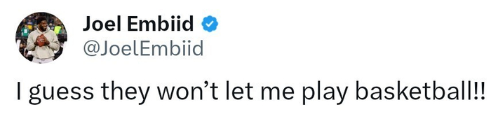 乔尔·恩比德因病缺席比赛引热议 球迷担忧球星