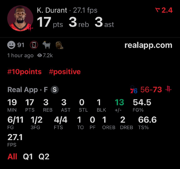 杜兰特统治赛场：火箭防守难挡三分雨